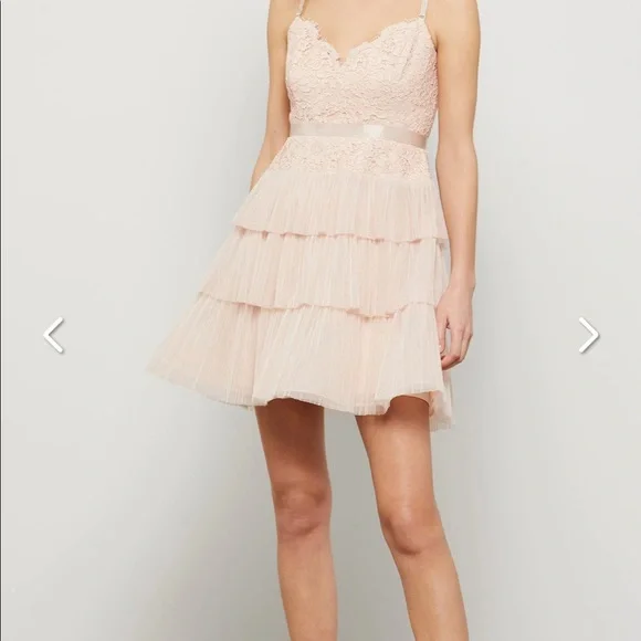 BCBGMaxAzria Dresses Worn Once Bcbg Size Lace And Tule Light